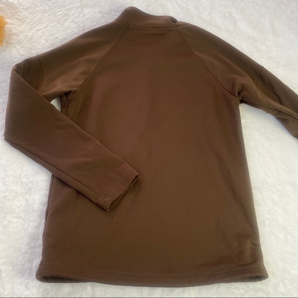 Burton Embroidered Brown Zip Up Synch Jacket - Picture 6 of 6